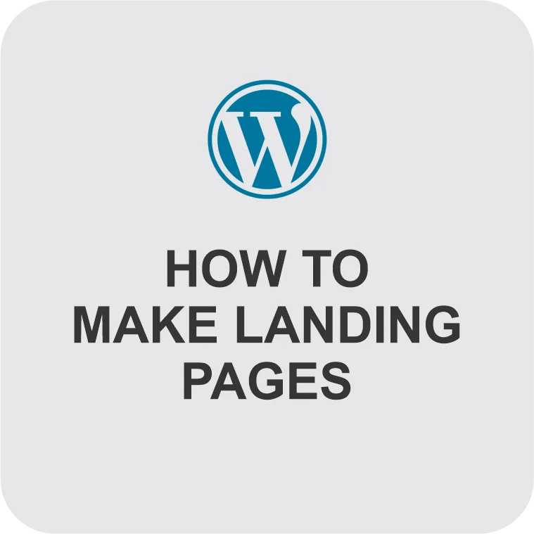 How to make landing pages